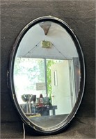 ANTIQUE OVAL SHAPED MIRROR