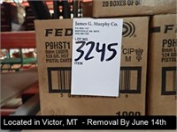 CASE OF (1,000) ROUNDS OF FEDERAL 9MM 124 GR HST