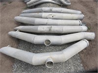 (6) 10" x 124" Siphon Pipe
