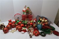 Box Lot - Christmas Items, Bulbs, and More