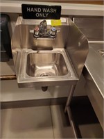 12" Hand Sink w/ 2 Splash Guards