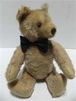 UNMARKED STEIFF? JOINTED TEDDY BEAR - 13" LONG