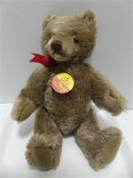 STEIFF ORIGINAL JOINTED TEDDY BEAR - 9" LONG