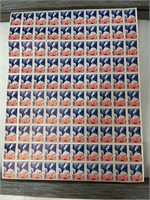 1948 VFW Full Sheet 100 Stamps