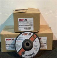 (75) Camel 6-1/8" Metal/Steel Grinding Wheel