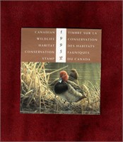 CANADA 1995 DUCK STAMP w/ COMPLETE BOOKLET
