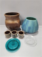 Stoneware Vases, Mini Crocks