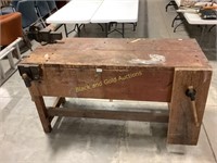 Wood Workers Bench w/ 3 vises