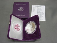 1990 Silver American Eagle One Once Box Papers
