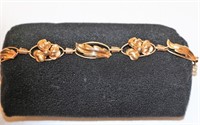 1940's Rare Regal 10K G Floral Bracelet