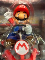 First 4 Figures 8” pvc Mario Kart statue + Luigi