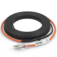 VEVOR Self-Regulating Pipe Heating Cable, 60-feet