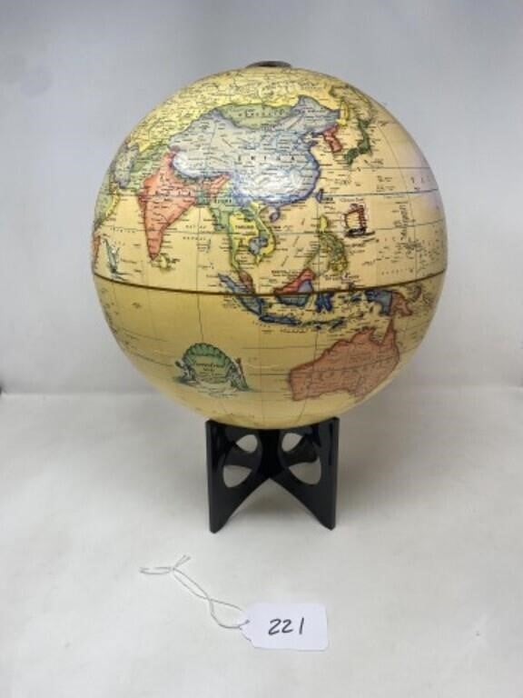 World Globe on Stand