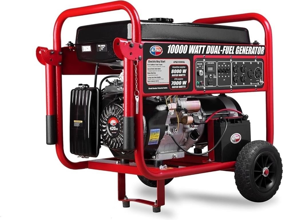 All Power APGG10000GL 10000W Dual Fuel Generator