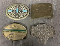 (4) Belt Buckles