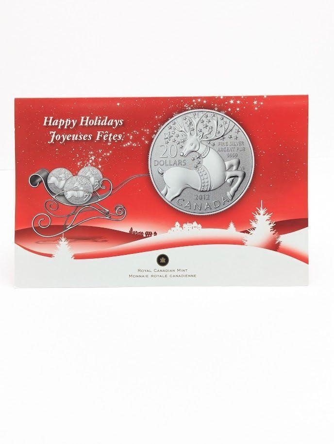 2012 Royal Canadian Happy Holidays 20 Dollar Coin