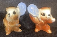 TENNIS: Ceramic Salt & Pepper Set