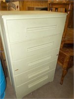 Green 5 Chest of Drawers, 24"Wx15"Dx48"H
