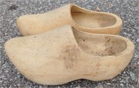 Pair Of Handmade Clogs Made In Holland 10"