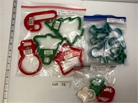 Lot of Christmas Cookie Cutters