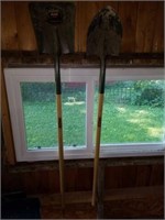 2 Tool shop shovels. 57 in