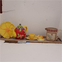 Gift Craft "Tea Party" Colorful Cute Teapot,