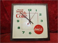 Coca Cola Clock sign. Works.