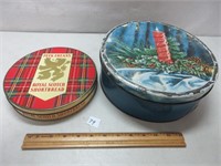 2 NEAT VINTAGE TINS