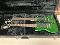 Tennessee Dual Electric Guitar with hard case