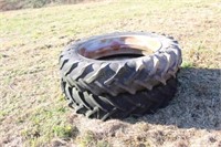 (2) Tractor Tires w/ Rims Sizes 13.6-38/12-38
