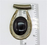 Big Sterling Slider Pendant