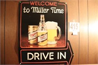 Metal Miller Time Sign(R7)