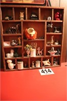 Wooden Shelf with Miniatures(R7)