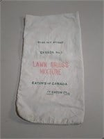 Vintage T. Eaton Lawn Grass Mixture Cloth Bag