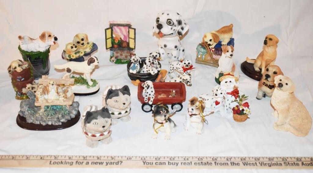 LOT - VINTAGE DOG FIGURINES