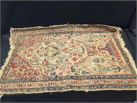 Antique Persian Handmade Tribal Rug Circa 1850