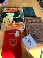 FOUR VINTAGE BOOKS AS IS