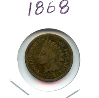 1868 Indian Head Cent