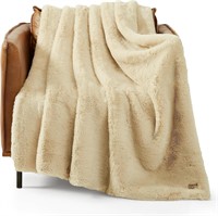 $107  UGG Plush Faux Fur Throw, 70 x 50