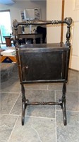 Antique Smoking Stand Cigar/ Tabacco Humidor