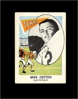 1961 Nu-Card #180 Mike Cotten VG-EX to EX+