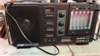 Handle cassette player/radio