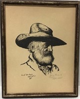 FRAMED RALPH WALL OLD TEXAS RANGER