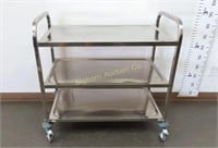 Stainless Steel 3 Tier Utility Cart