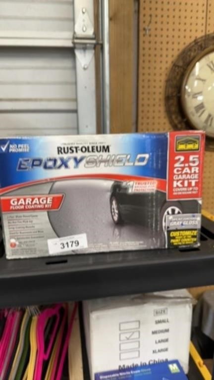 Garage floor coating kit