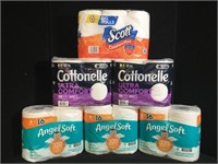 Scott, Cottonelle, & Angel Soft Toilet Paper