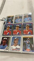 Randy Johnson cards 10 sheets