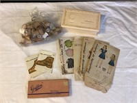 Vintage sewing pieces