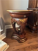 Wooden Elephant Decorative Side Table