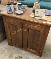 Vintage wooden side cabinet